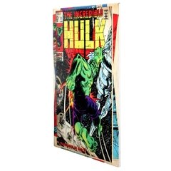 QUADRO METAL HULK COMICS 19x26cm - comprar online