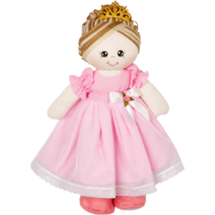 Boneca Pano Princesa Bela Tamanho G - 40cm