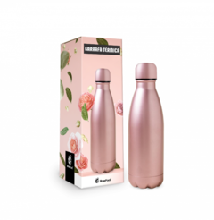 GARRAFA TÉRMICA METAL NEO 350ML ACADEMIA - ROSÉ METALICO