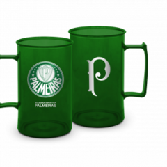 CANECA CERVEJA CHOPP ACRILICA 400ML TIME FUTEBOL - PALMEIRAS