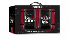 CANECA GEL CERVEJA CHOPP 300ML COM 2 UN - MEU AMOR TE AMO