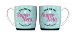 CANECA PORCELANA URBAN 300ML FAMILIA - SUPER NETA - comprar online