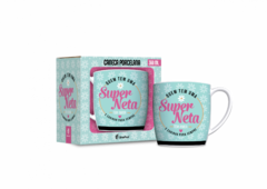 CANECA PORCELANA URBAN 300ML FAMILIA - SUPER NETA