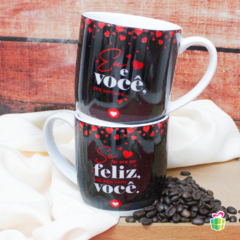 CANECA PORCELANA URBAN 300ML AMOR - EU E VOCE PRA SEMPRE - comprar online