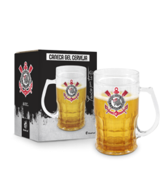 CANECA GEL CERVEJA 450ML TIMES FUTEBOL - CORINTHIANS