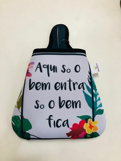 Lixeira para Carro Neoprene Só o Bem fica