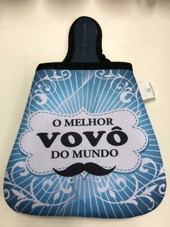 Lixeira para Carro Neoprene O Melhor Vovô do Mundo