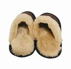 PANTUFA CHINELO NOBUK 5340 MARROM - comprar online