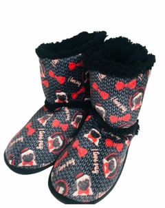 PANTUFA BOTA CACHORRO CAO PUG 42273 - comprar online