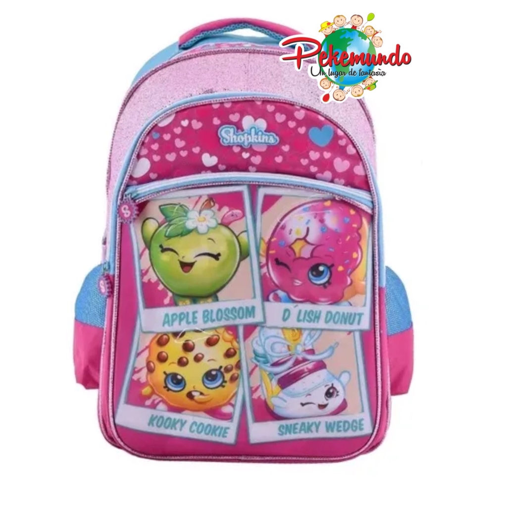 Mochila Shopkins Footy 18” pulgadas Espalda