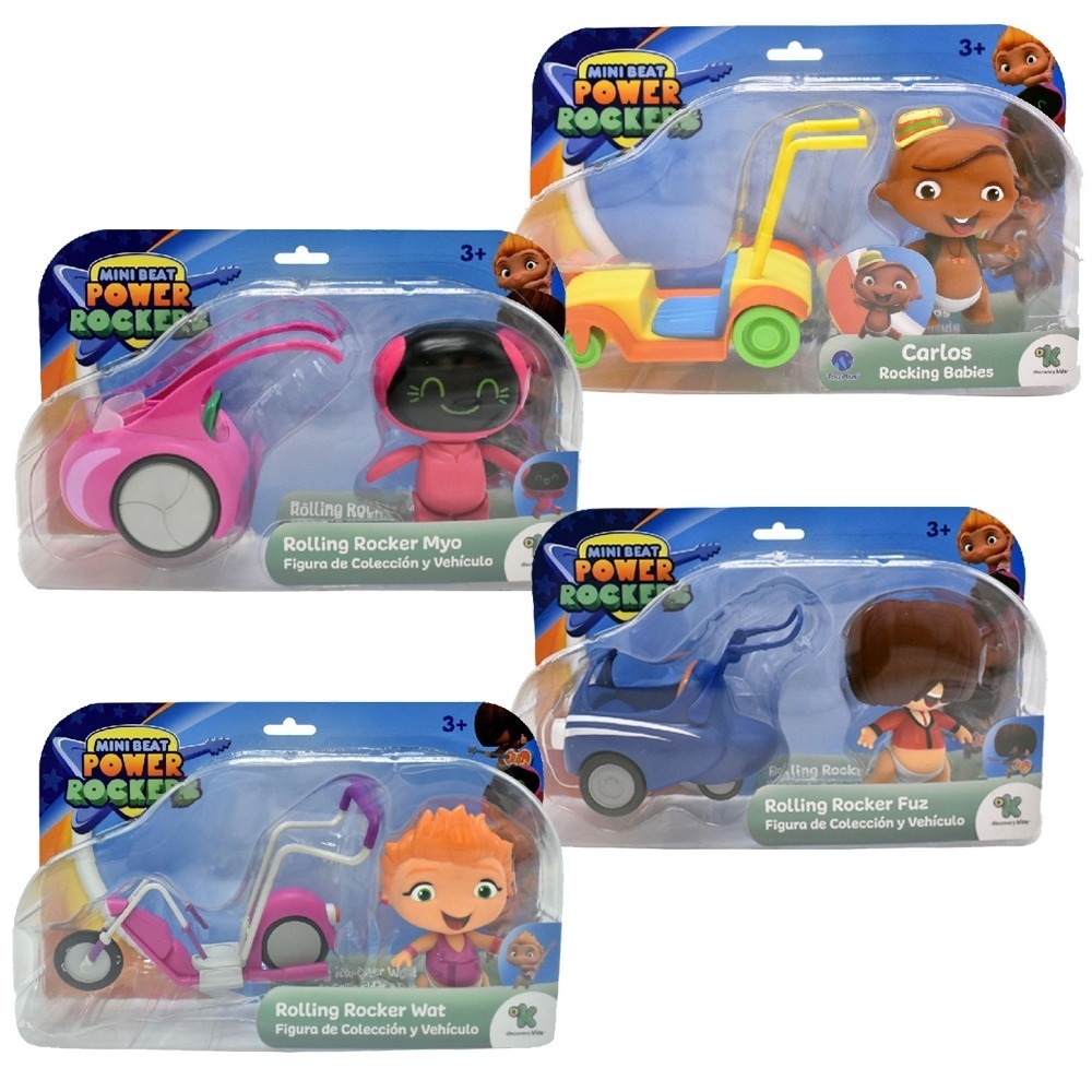 MINI BEAT POWER ROCKERS CON VEHICULO