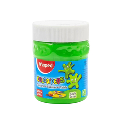 Témpera Maped pote 250 gr Verde manzana