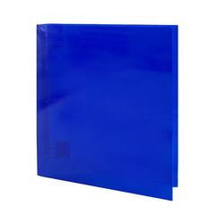 Carpeta escolar 3x40 tonalizada azul