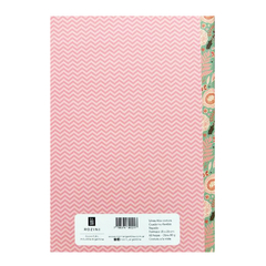 Libreta rayada A5 Ma. Antonieta corazones rosa - tienda online