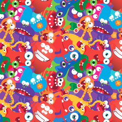 Papel p/forrar fantasía Monsters - comprar online