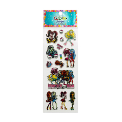Stickers 3D relieve CBX Monster High