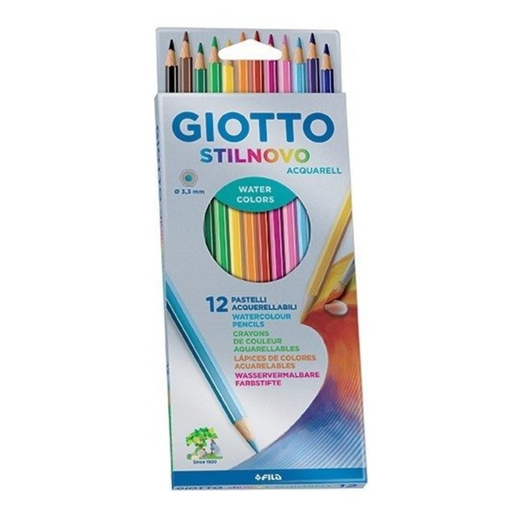 Lápices Acuarelables Giotto Stilnovo x12