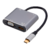 Adaptador Hub USB TIPO C A: HDMI - VGA - USB 3.0 - USB C de carga PD
