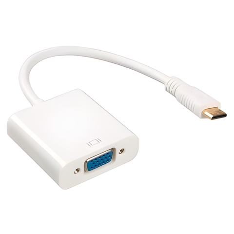 Adaptador Mini HDMI a VGA 707