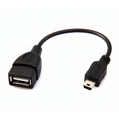 Adaptador OTG Usb H a mini usb