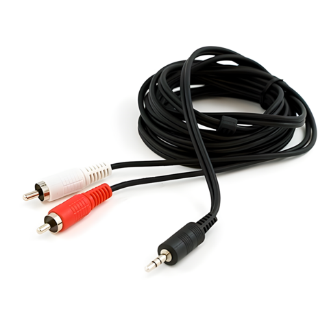Cable Mini Plug Aux 3.5 a 2 RCA 3m