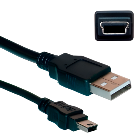 Cable Mini Usb 5 pines a USB 1.8m Kolke