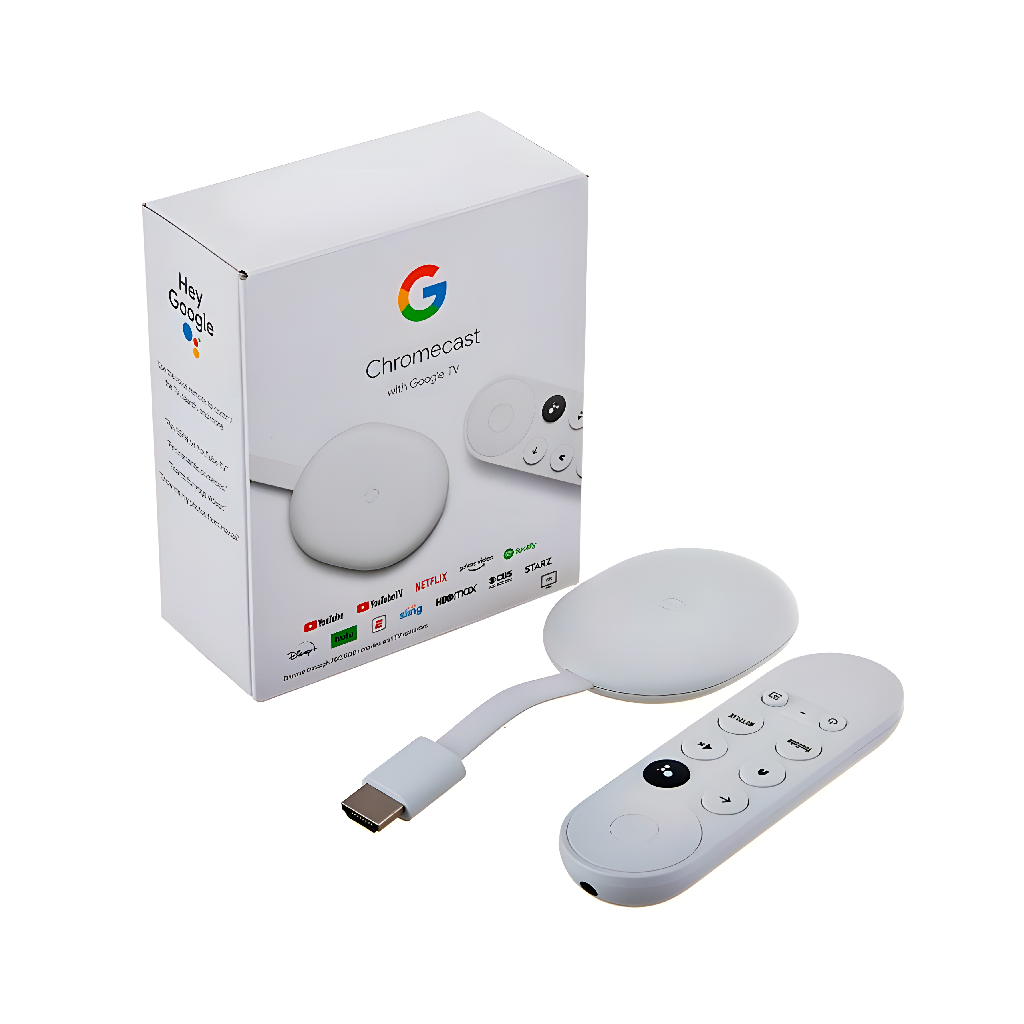 Google Chromecast HD C/Control S/Fuente Convertidor Smart