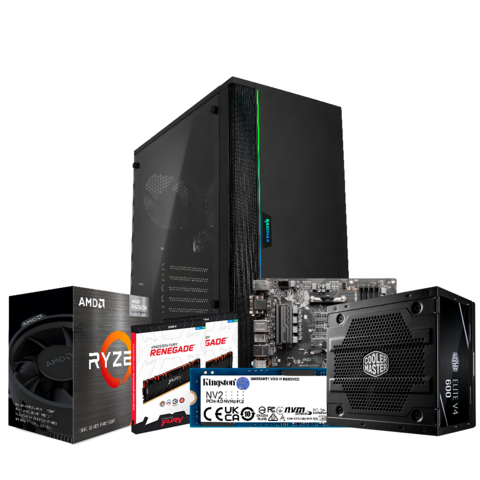 PC Gamer Ryzen 7 5700G 16GB (2x8) 500GB NV2 NV2 B450 H701