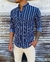 Camisa cuello mao algodon blue - comprar online