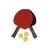 Set Sensei Ping Pong 2 Paletas 3 Pelotas Y Red Instant en internet