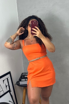 Imagem do Vestido Fernanda laranja