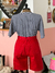 Bermuda Jeans Red Vintage na internet