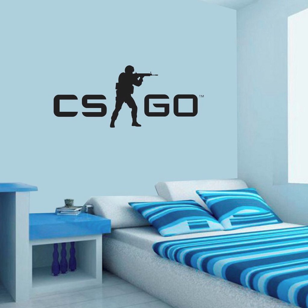 Adesivo de Parede CS:GO - Comprar em Grayce Adesivos