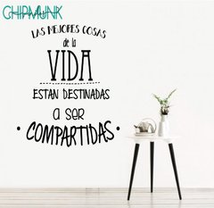 Las mejores cosas están destinadas a ser compartidas