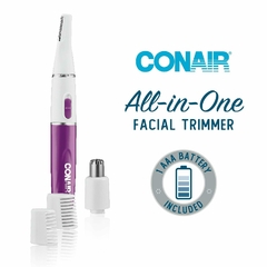 Aparador de pelos faciais Conair Al-in-one