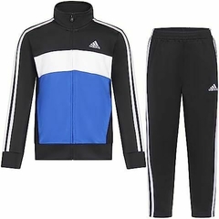 Conjunto esportivo de frio Adidas - Preto e azul