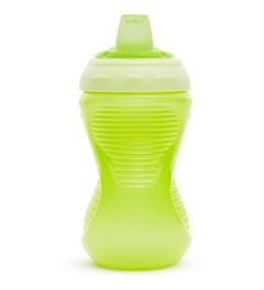 Copo Antivazamento Munchkin Mighty Grip 296ml - Bico de Silicone verde