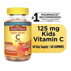 Vitamina C Nature Made 60 gomas - Kids first 125mg