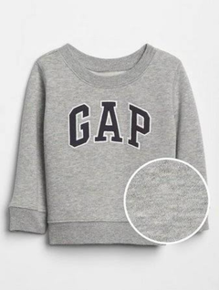 Blusa de moletom Baby GAP - Logo azul