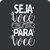 Lettering de parede (Seja Você por Você para Você) em MDF Autocolante - comprar online