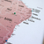 Quadro Mapa Brasil Rose Gold para marcar viagens (60 x 52 cm) + 50 alfinetes de brinde na internet