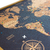 Quadro Decorativo Mapa-múndi Cortiça Luxo - Grande (84 x 61 cm) na internet