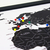 Imagem do Quadro Decorativo Mapa-múndi Preto para marcar viagens (68 x 38 cm) + 50 alfinetes de brinde