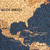 Imagem do Quadro Decorativo Mapa-múndi Cortiça Luxo - Grande (84 x 61 cm)