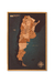 Quadro Mapa Argentina Cortiça Luxo na internet
