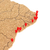 Mapa Brasil Cortiça com Divisas - Grande (60 x 61 cm) na internet