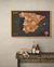 Quadro Mapa Espanha Cortiça Luxo na internet