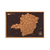 Quadro Mapa Minas Gerais Cortiça Luxo - Maperia - Mapas, Murais e Alfinetes exclusivos para marcar suas viagens