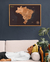 Quadro Decorativo Mapa Brasil Cortiça Luxo na internet