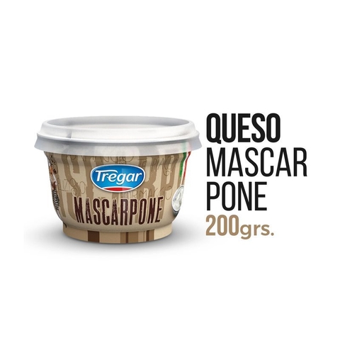 Queso Mascarpone x 200 Gr - Tregar